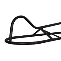 Suporte de Sela Western de Parede Fixo Umbria Equitazione Preto