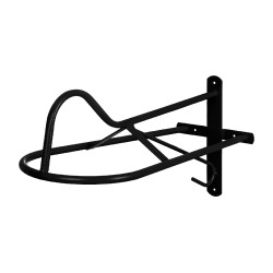 Suporte de Sela Western de Parede Fixo Umbria Equitazione Preto