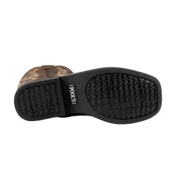 Botas Western Infantil Modelo Square Brown/Choco Pool's Botas Western Infantil Modelo Square Brown/Choco Pool's