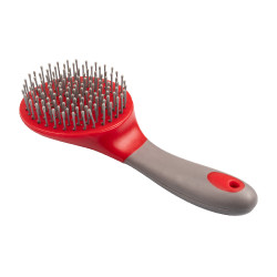 Pente para Crina e Cauda com Cabo Umbria Equitazione Vermelho / cinza
