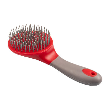 Pente para Crina e Cauda com Cabo Umbria Equitazione Vermelho / cinza