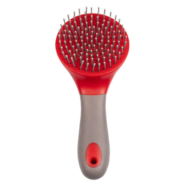 Pente para Crina e Cauda com Cabo Umbria Equitazione Vermelho / cinza