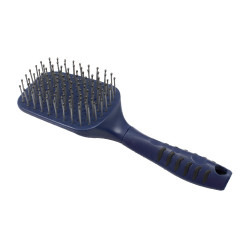 Pente Crina e Cauda com Cabo Ergonômico Lima, Fúcsia, Turquesa Umbria Equitazione Marinho Azul-marinho