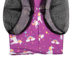 Máscara Anti-Moscas em Lycra com Protetor de Orelhas Pro-Tech Unicórnio Motivos