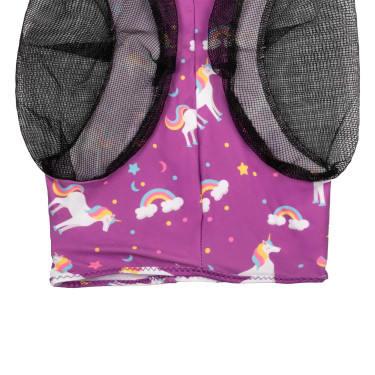 Máscara Anti-Moscas em Lycra com Protetor de Orelhas Pro-Tech Unicórnio Motivos