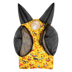 Máscara Anti-Moscas em Lycra com Protetor de Orelhas Pro-Tech Emoticone Motivos Máscara Anti-Moscas em Lycra com Protetor de Orelhas Pro-Tech Emoticone Motivos