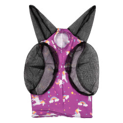 Máscara Anti-Moscas em Lycra com Protetor de Orelhas Pro-Tech Unicórnio Motivos