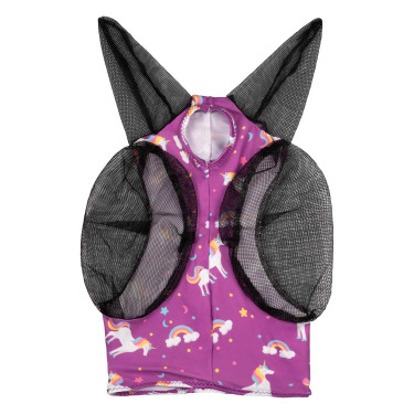 Máscara Anti-Moscas em Lycra com Protetor de Orelhas Pro-Tech Unicórnio Motivos