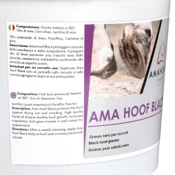 Graxa Amarela para Cascos Ama Hoof 5L Umbria Equitazione Preto