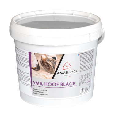 Graxa Amarela para Cascos Ama Hoof 5L Umbria Equitazione Preto