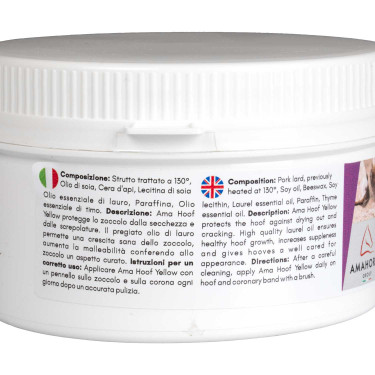 Graxa Amarela para Cascos Ama Hoof 500 ml Umbria Equitazione Amarelo Graxa Amarela para Cascos Ama Hoof 500 ml Umbria Equitazione Amarelo