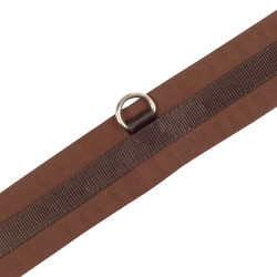 Cinta de Tecido com Elásticos Umbria Equitazione Castanho