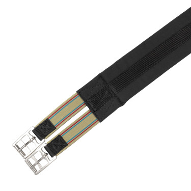 Cinta de Tecido com Elásticos Umbria Equitazione Preto