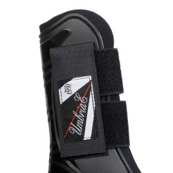Caneleiras de Neoprene com Reforço de Plástico Umbria Equitazione Preto