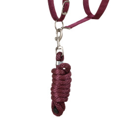 Cabresto Sintético com Corda Refletiva Supreme Bordéus Bordô Cabresto Sintético com Corda Refletiva Supreme Bordéus Bordô