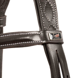 Bridão Supreme com Costura Contrastante e Rédeas Supreme Castanho Bridão Supreme com Costura Contrastante e Rédeas Supreme Castanho