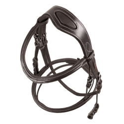 Bridão Supreme com Costura Contrastante e Rédeas Supreme Castanho Bridão Supreme com Costura Contrastante e Rédeas Supreme Castanho