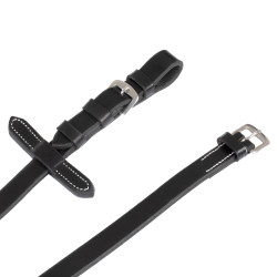 Bridão Supreme com Costura Contrastante e Rédeas Supreme Preto