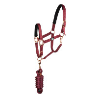 Caveção em Nylon Rose Gold Line com Corda Supreme Marinho Azul-marinho