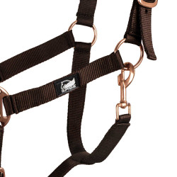Caveção em Nylon Rose Gold Line com Corda Supreme Castanho Caveção em Nylon Rose Gold Line com Corda Supreme Castanho
