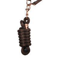 Caveção em Nylon Rose Gold Line com Corda Supreme Castanho