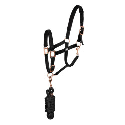 Caveção em Nylon Rose Gold Line com Corda Supreme Preto Caveção em Nylon Rose Gold Line com Corda Supreme Preto