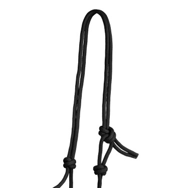 Cabresto etológico em Corda com Nós Pool's Preto