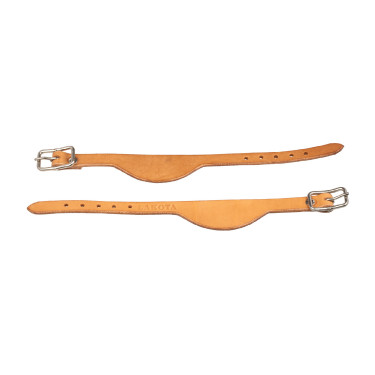 Fechos de estribo em couro Lakota Natural Castanho