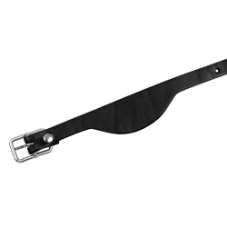 Fechos de estribo em couro Lakota Preto