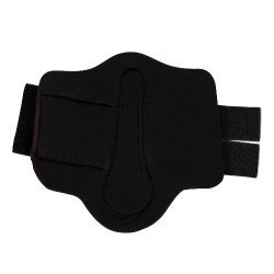 Caneleiras de Neoprene com Casco de Borracha Umbria Equitazione Vermelho