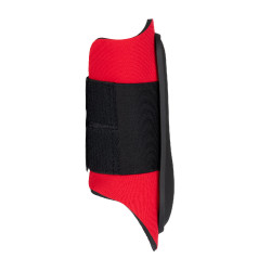 Caneleiras de Neoprene com Casco de Borracha Umbria Equitazione Vermelho