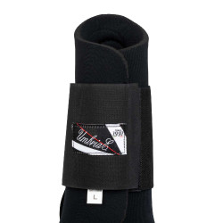 Caneleiras de Neoprene com Casco de Borracha Umbria Equitazione Preto