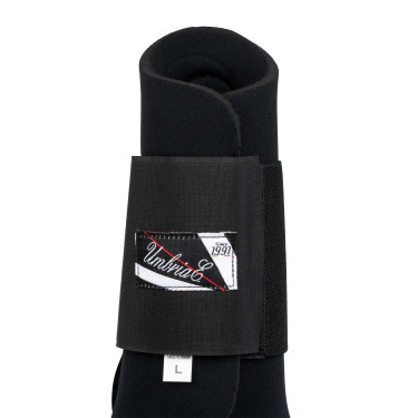Caneleiras de Neoprene com Casco de Borracha Umbria Equitazione Preto Caneleiras de Neoprene com Casco de Borracha Umbria Equitazione Preto