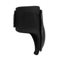 Protetor de boleto em Neoprene com Casco de Borracha Umbria Equitazione Preto