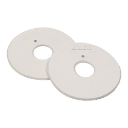 Anilhas de Embocadura com Argolas Revestidas de Borracha Umbria Equitazione Branco Anilhas de Embocadura com Argolas Revestidas de Borracha Umbria Equitazione Branco