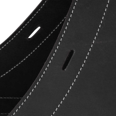 Bolsa de Sela em Bezerro Fecho com 3 Tiras Pool's Preto