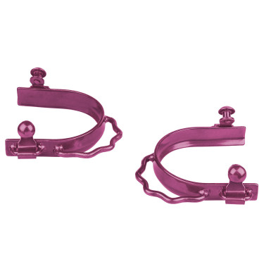 Esporas Western Barrel Coloridas Pool's Fúcsia Rosa