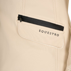 Damen-Wettkampfjacke perforiert 3 Knöpfe Equestro Bege