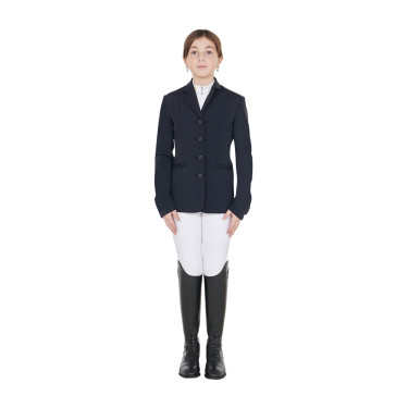 Casaco de competição infantil Exclusive Equestro Blazer marinho Azul-marinho