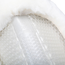 Amortecedor SP WFS camurça carneiro Acavallo Branco / branco