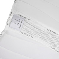 Almofada de sela de salto acolchoada Louvre e bambu JS CW-3DS Acavallo Branco