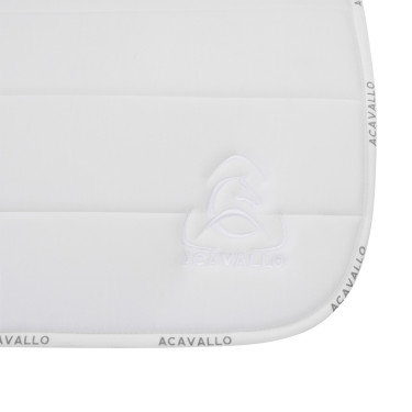 Almofada de sela de salto acolchoada Louvre e bambu JS CW-3DS Acavallo Branco Almofada de sela de salto acolchoada Louvre e bambu JS CW-3DS Acavallo Branco