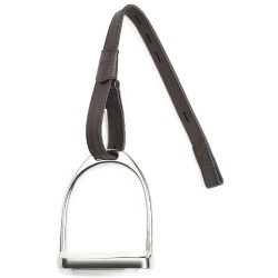 Estribos sintéticos Wintec com gancho Castanho Estribos sintéticos Wintec com gancho Castanho