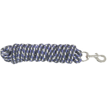 Longe com fita tricolor Violeta / preto / branco