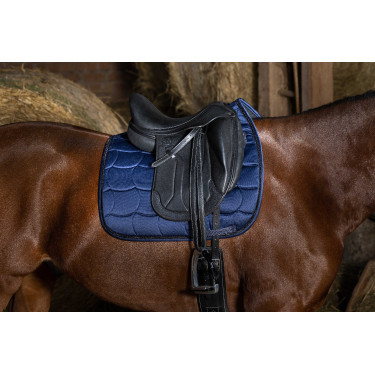 Almofada de sela Equithème Satin Azul-marinho