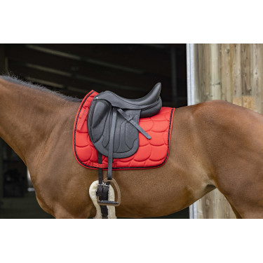 Almofada de sela Equithème Satin Vermelho