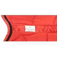 Almofada de sela Equithème Satin Vermelho