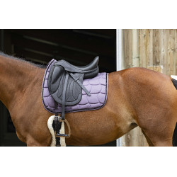Almofada de sela Equithème Satin Ameixa Violeta