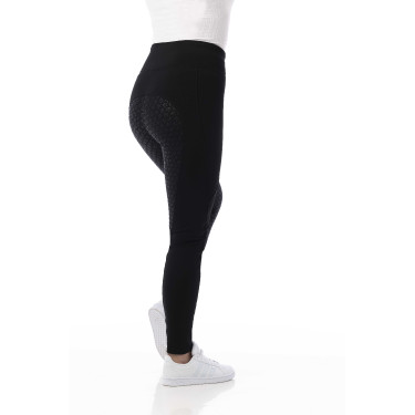 Calça Equithème Dolomyt com fundo de silicone infantil Preto Calça Equithème Dolomyt com fundo de silicone infantil Preto