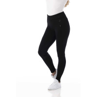 Calça Equithème Dolomyt com fundo de silicone infantil Preto